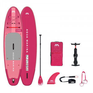 Paddle gonflable aqua marina coral 10.2 raspberry 2023