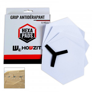 Grip antiderapant autocollant hexapads 20 pièces - howzit