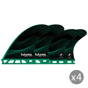 Ailerons de surf futures fins legacy f6 quad honeycomb