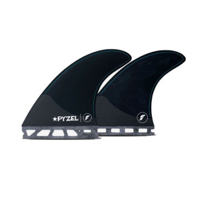 Ailerons de surf futures fins pyzel honeycomb noir