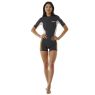 Shorty femme rip curl dawn patrol 2-2 manches courtes light brown