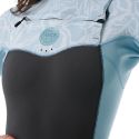 Combinaison femme rip curl dawn patrol 3-2 frontzip mid blue