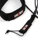 Leash de wingfoil ceinture droit howzit noir