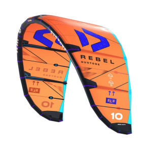 Aile de kitesurf duotone rebel sls orange-bleu 2025