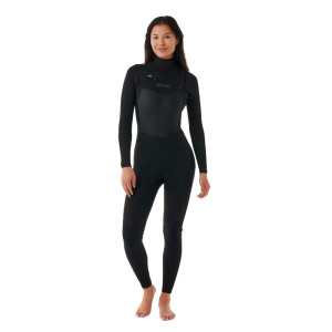 Combinaison femme rip curl dawn patrol 5-3 fz noir