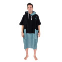 Poncho all-in v flash noir bleu vert