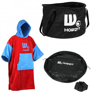 PACK NOËL PONCHO HOWZIT + SAC A COMBI HOWZIT + BUCKET