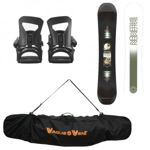 PACK SNOW SALOMON PULSE + FIXATION PACT BLACK + HOUSSE