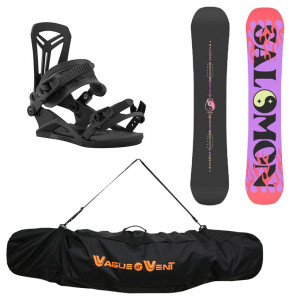 PACK SNOW SALOMON OH YEAH + FIXATIONS UNION FLITE PRO + HOUSSE