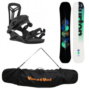 PACK SNOW BURTON CUSTOM GRAPHIC + FIXATIONS UNION FLITE PRO + HOUSSE