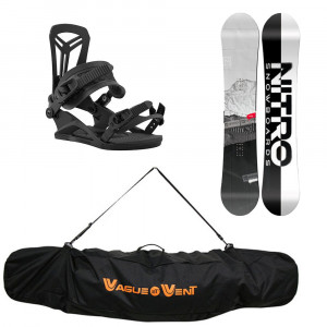 PACK SNOW NITRO PRIME RAW + FIXATIONS UNION FLITE PRO + HOUSSE