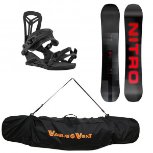 PACK SNOW NITRO TEAM PRO + FIXATIONS UNION FLITE PRO + HOUSSE