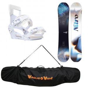 PACK SNOW NITRO LECTRA + FIXATIONS KAON + HOUSSE