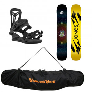 PACK SNOW JONES MOUNTAIN TWIN + FIXATION UNION FLITE PRO + HOUSSE